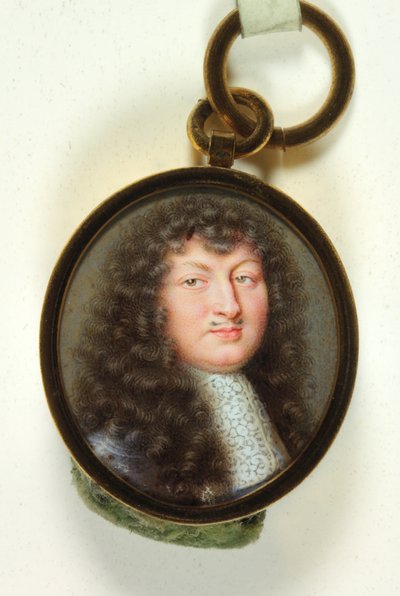 Ludwik XIV (emalia) autorstwa Jean Adam Mathieu