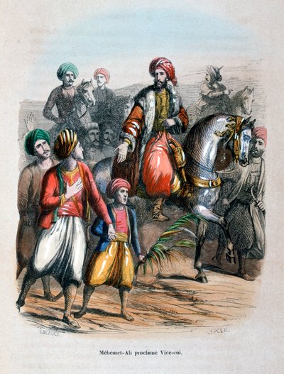 Mehmet Ali ogłoszony wicekrólem, 1805 1847 autorstwa Jean Adolphe Beauce
