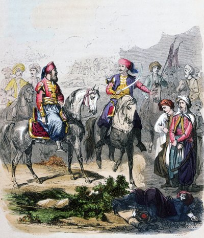 Bitwa o Nezib (Nisib, Nizib, Nizip) 24 czerwca autorstwa Jean Adolphe Beauce