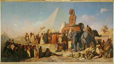 Kambyzes i Psammetich ... autorstwa Jean Adrien Guignet