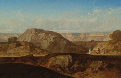 Raphael i Tobiasz w drodze do Rhages w Media autorstwa Jean Adrien Guignet