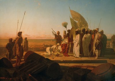 Kserkses w Hellespont autorstwa Jean Adrien Guignet
