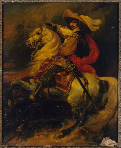 Francuski: Portret konny Josiasa, hrabiego Rantzau (1609-1650), marszałka Francji autorstwa Jean Alaux