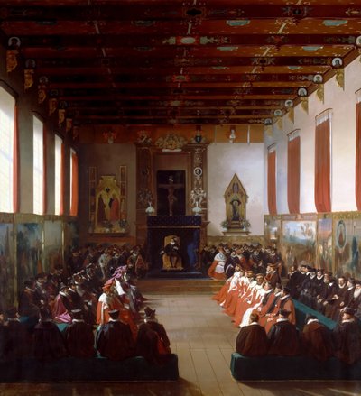 Zgromadzenie notabli w Rouen przez Henryka IV w 1596 r autorstwa Jean Alaux