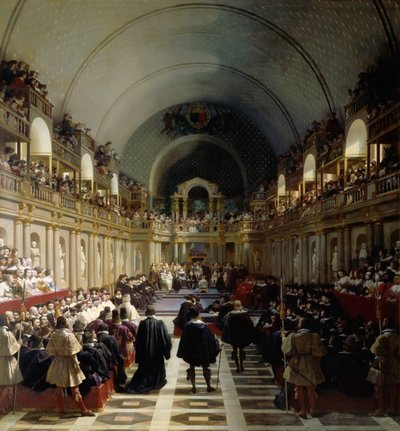 Zgromadzenie stanów generalnych 27 października 1614 r. autorstwa Jean Alaux