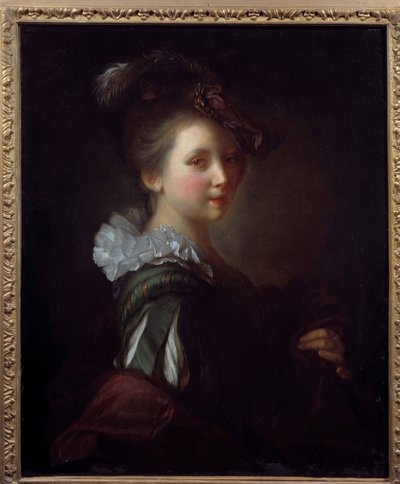 Portret kobiety Malarstwo Jean Alexis Grimou (1680-1740) XVIII-wieczna Tuluza, Musee des Augustins autorstwa Jean Alexis Grimou