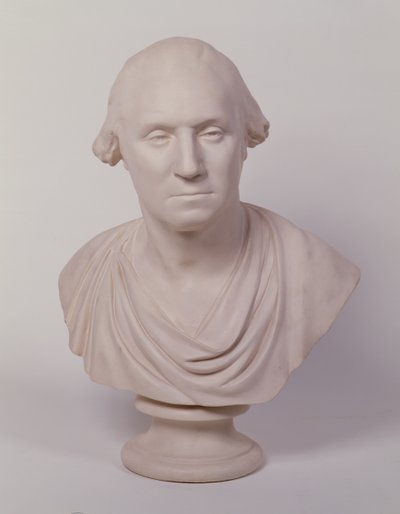 Jerzy Waszyngton (tynk malowany) autorstwa Jean Antoine Houdon