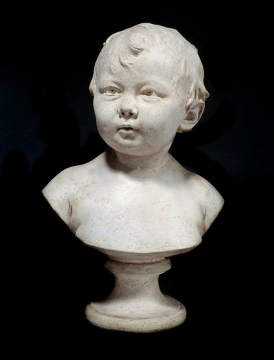 Sabine Houdon w wieku dziesięciu miesięcy Popiersie w gipsie – Jean Antoine Houdon (1741-1828) 1788 Paryż, Musee du Louvre autorstwa Jean Antoine Houdon