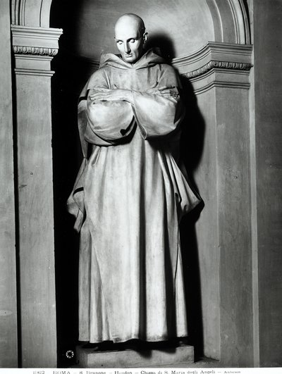 Święty Bruno z Kolonii (marmur) autorstwa Jean Antoine Houdon