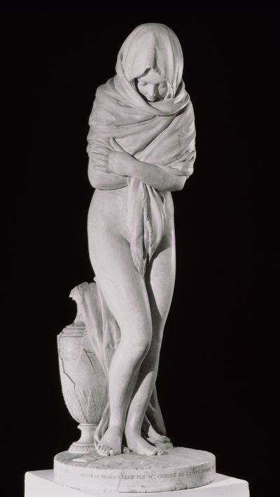 Zima, czyli Chłodna kobieta (marmur) autorstwa Jean Antoine Houdon