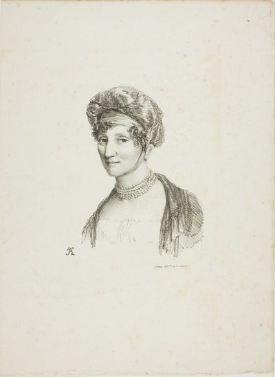Portret kobiety w turbanie autorstwa Jean Antoine Laurent