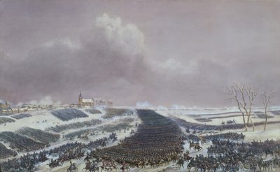 Bitwa pod Eylau, 8 lutego 1807 (akwarela na papierze) autorstwa Jean Antoine Simeon Fort