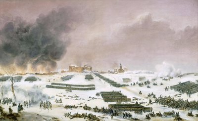 Bitwa pod Preussisch-Eylau 7 lutego 1807 r. autorstwa Jean Antoine Simeon Fort