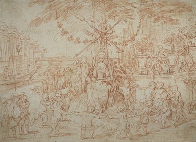 Alegoria wiosny, czyli młodzi ogrodnicy autorstwa Jean Antoine Watteau