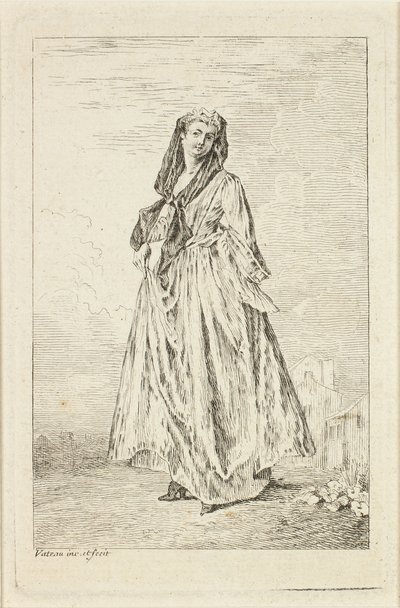 Dane trybu autorstwa Jean Antoine Watteau