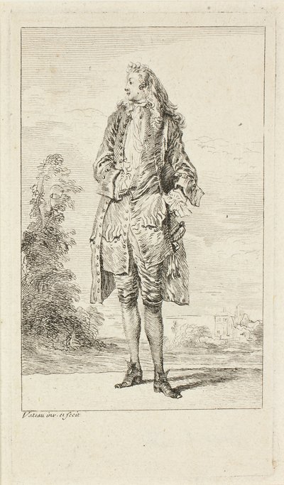 Dane trybu autorstwa Jean Antoine Watteau