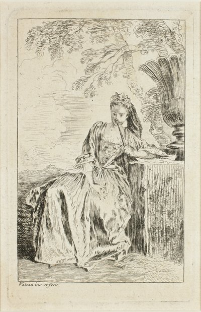 Dane trybu autorstwa Jean Antoine Watteau