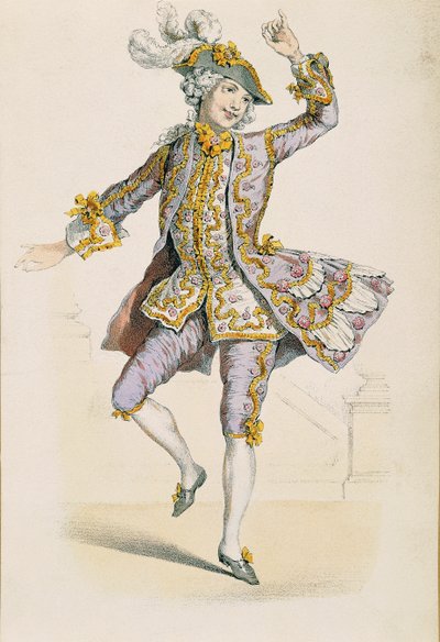 Gallant Farmer, z rysunku Jean Antoine Watteau autorstwa Jean Antoine Watteau