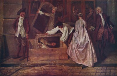 Znak fragmentu Gersaint, 1720-1721, 1937 autorstwa Jean Antoine Watteau