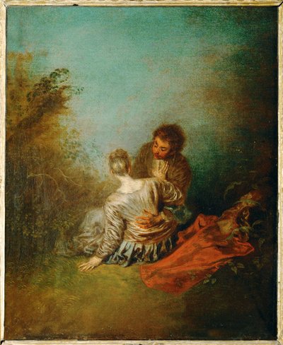Le Faux Pas ... autorstwa Jean Antoine Watteau