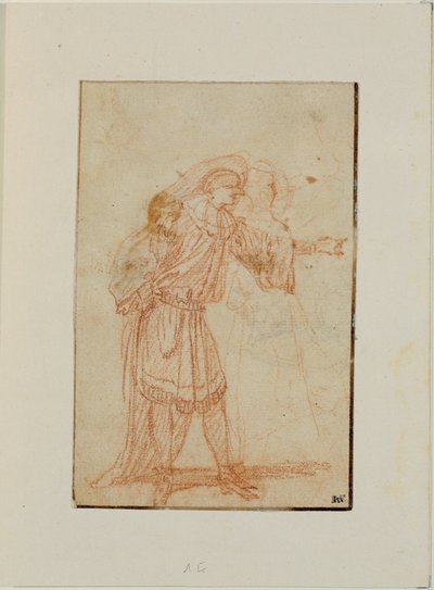 Lekarz, postać z włoskiej komedii, i kobieta ... autorstwa Jean Antoine Watteau