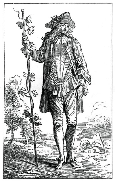 Kostium chłopski, 1885 autorstwa Jean Antoine Watteau