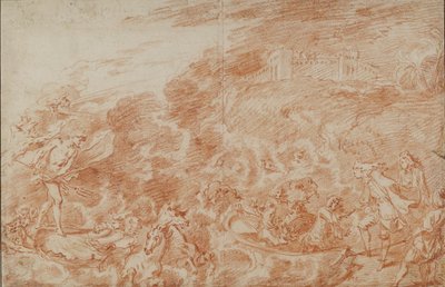 Burza na morzu, XVIII wiek autorstwa Jean Antoine Watteau