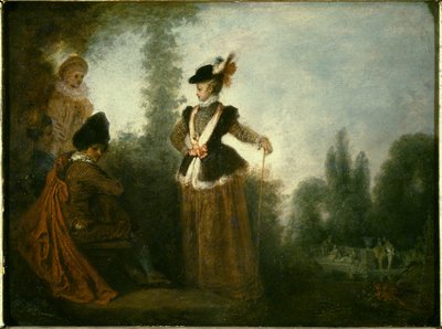 Przygody, c.1712 autorstwa Jean Antoine Watteau