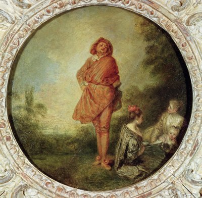 Dumny człowiek, 1715 autorstwa Jean Antoine Watteau