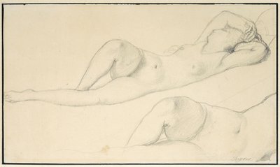 Leżąca naga kobieca, autorstwa Jean Auguste Dominique Ingres