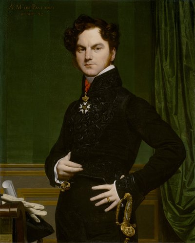 Amédée-David, hrabia de Pastoret, 1823-26 autorstwa Jean Auguste Dominique Ingres