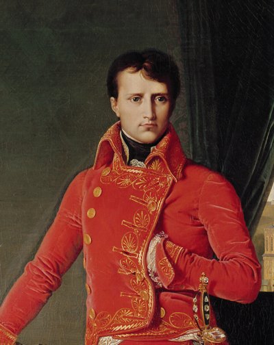 Bonaparte jako pierwszy konsul autorstwa Jean Auguste Dominique Ingres