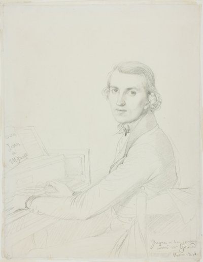 Karol Gounod autorstwa Jean Auguste Dominique Ingres