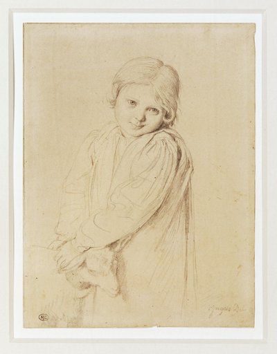 Charlotte-Madeleine Taurel, córka grawera ... autorstwa Jean Auguste Dominique Ingres