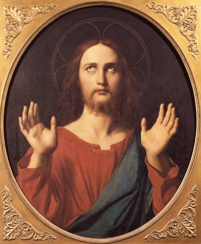 Chrystus, Jean Auguste Dominique Ingres (1780-1867), olej na płótnie, 80x66 cm. autorstwa Jean Auguste Dominique Ingres