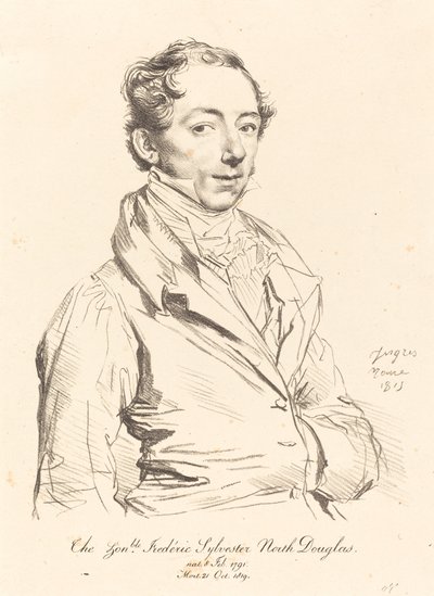 Frederic Sylvester Douglas autorstwa Jean Auguste Dominique Ingres