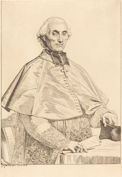 Gabriel Cortois de Pressigny autorstwa Jean Auguste Dominique Ingres
