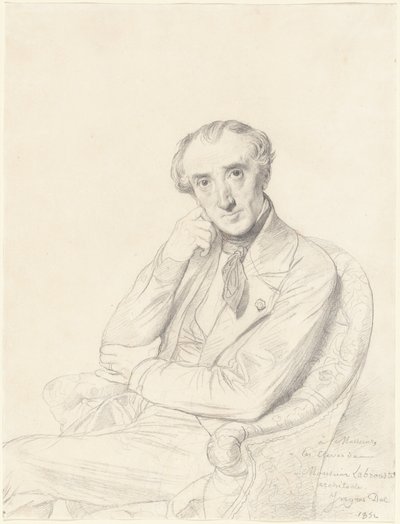 Henri Labrouste autorstwa Jean Auguste Dominique Ingres