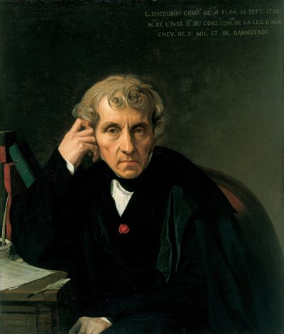Luigi Cherubini autorstwa Jean Auguste Dominique Ingres