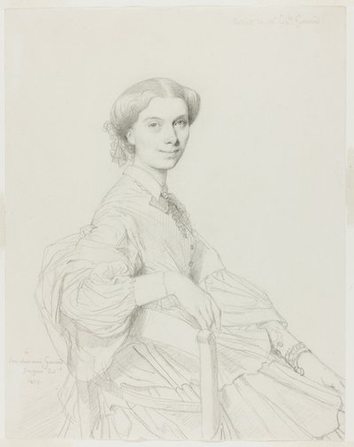 Madame Charles Gounod autorstwa Jean Auguste Dominique Ingres