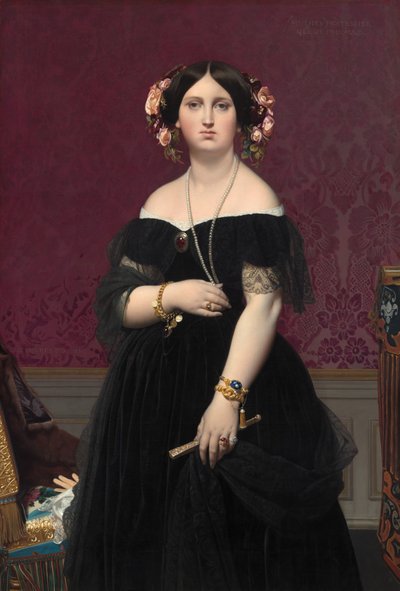 Pani Moitessier autorstwa Jean Auguste Dominique Ingres