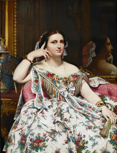 Pani Moitessier autorstwa Jean Auguste Dominique Ingres