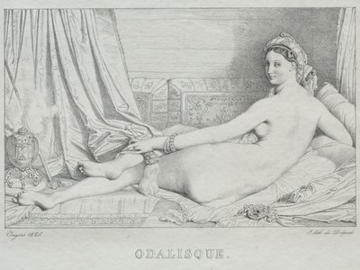 Odaliska, 1825. autorstwa Jean Auguste Dominique Ingres