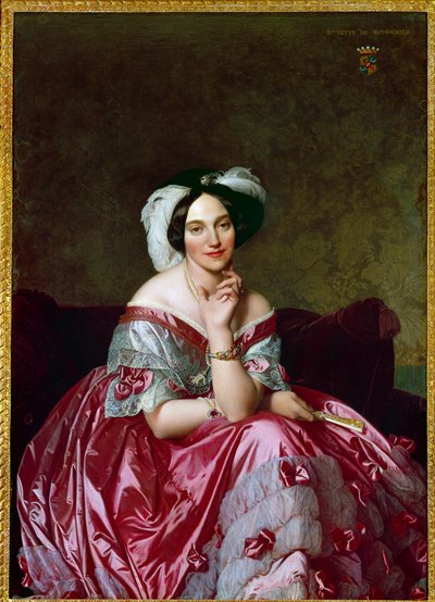 Portret baronowej Betty de Rothschild. Obraz Jeana Auguste Dominique Ingres (1780-1867) autorstwa Jean Auguste Dominique Ingres