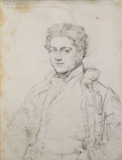 Portret Charlesa Roberta Cockerella, 1817 autorstwa Jean Auguste Dominique Ingres