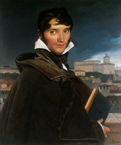 Portret Francois-Marius Granet 1775-1849, 1807. autorstwa Jean Auguste Dominique Ingres