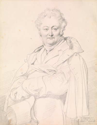 Portret Guillaume Guillon-Lethière autorstwa Jean Auguste Dominique Ingres