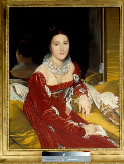 Portret Madame de Senonnes (z domu Marie Marcoz autorstwa Jean Auguste Dominique Ingres