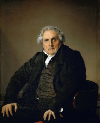 Portret monsieur Bertin autorstwa Jean Auguste Dominique Ingres