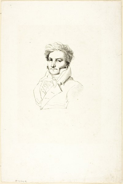 Portret mężczyzny autorstwa Jean Auguste Dominique Ingres
